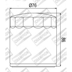 Champion Olejový filtr COF074C
