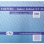 MSK 39 Faktura 2/3 A4 s rozpisem DPH NCR – Zboží Mobilmania