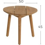 Hartman Sophie Bistro stůl 50cm old natural – Hledejceny.cz