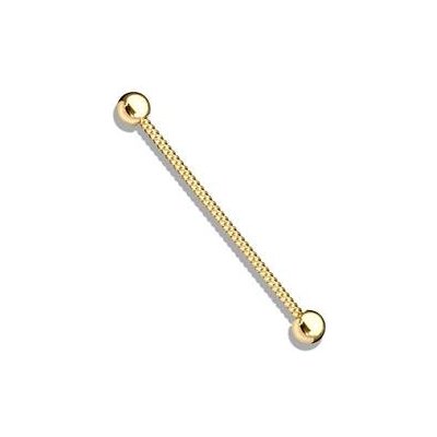 Šperky4U Industrial piercing ID01030-GD – Hledejceny.cz