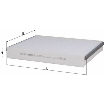 MAHLE ORIGINAL Filtr, vzduch v interiéru LA875 – Hledejceny.cz