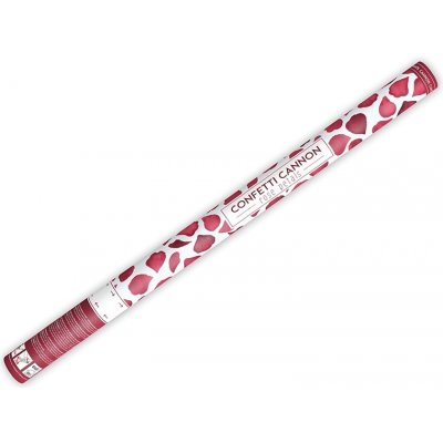 vystřelovací konfety lístky růží TMAVĚ ČERVENÉ 80 cm – Zbozi.Blesk.cz