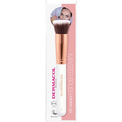 Dermacol D51 Cosmetic Brush Flat Top with case štětec na make-up s pouzdrem – Zbozi.Blesk.cz