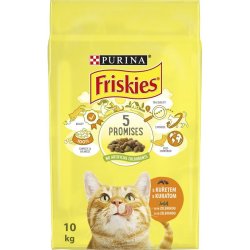 Nestlé Friskies Cat dry maso kuře & přidaná zelenina 10 kg