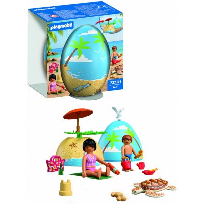 Playmobil 72101 Velikonoční vajíčko Dovolená na pláži – Zboží Živě