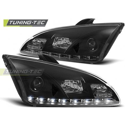 Tuning-Tec Přední čirá LED světla Ford Focus II (2004 - 2007) - černé – Hledejceny.cz