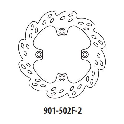 Brzdový kotouč GOLDFREN 901-502F-2 přední 240 mm | Zboží Auto