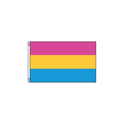 Vlajka pansexual hrdosti 90x150 cm – Zboží Dáma