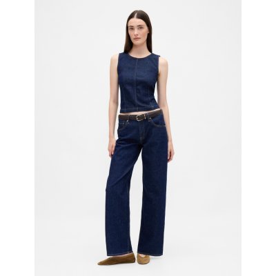 GAP Džíny Low Rise '90s Loose Tmavě modrá – Zbozi.Blesk.cz