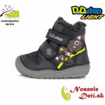 D.D.Step chlapecké zimní boty W071-180 Chameleon svítící blikající šedé – Zboží Mobilmania