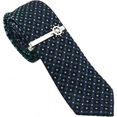 Amparo Miranda spona na kravatu Kormidlo A0238 silver – Zboží Dáma