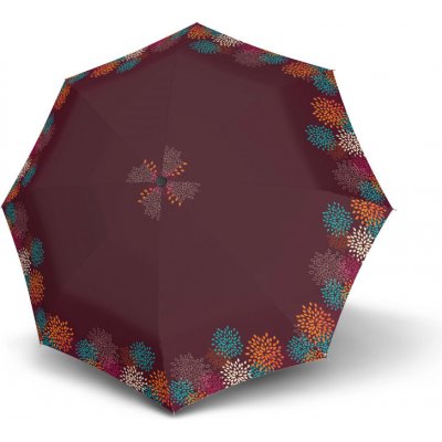 Doppler Fiber Mini Style purple fior dámský skládací deštník fialový