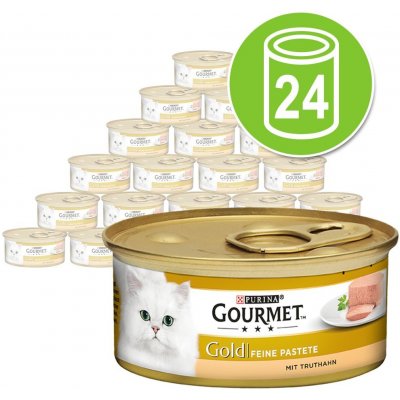 Gourmet Gold jemná jehněčí & zelené fazolky 24 x 85 g