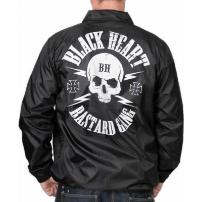 Black Heart bunda pánská Bastard Skull Black 8192 – Zboží Mobilmania