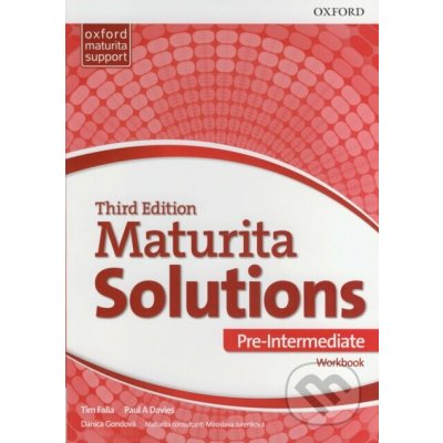 Maturita Solutions, 3rd Edition Pre-Intermediate Workbook Slovenská verze – Hledejceny.cz