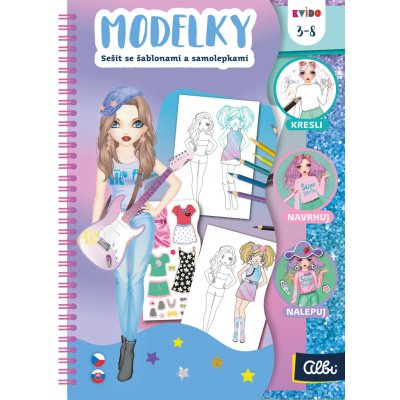 Albi Sešit se šablonami Modelky – Hledejceny.cz