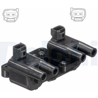 Zapalovací cívka DELPHI GN10581-12B1 – Hledejceny.cz