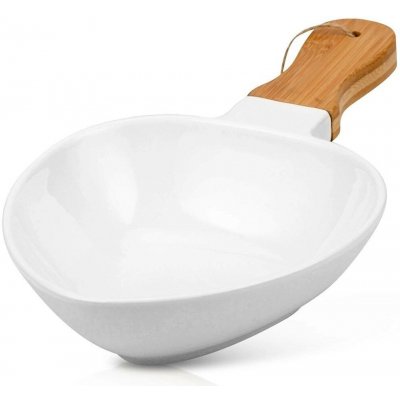 NAVA Porcelánová salátová mísa s bambusovou rukojetí 38 cm – Hledejceny.cz