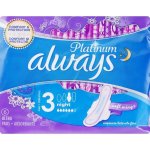 Always Platinum Ultra Night hygienické vložky s křidélky 6 ks – Zboží Dáma