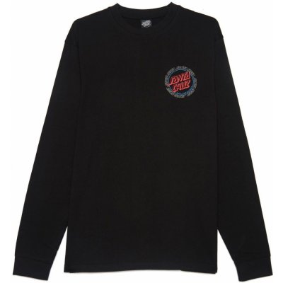 Santa Cruz HOLLOW RING DOT LS TEE Black