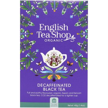 English Tea Shop Černý čaj bez kofeinu Bio 20 x 2 g
