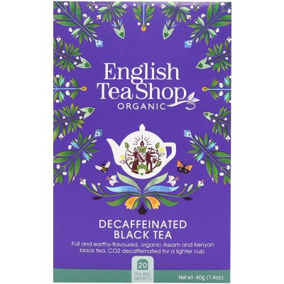 English Tea Shop Černý čaj bez kofeinu Bio 20 x 2 g – Zboží Mobilmania