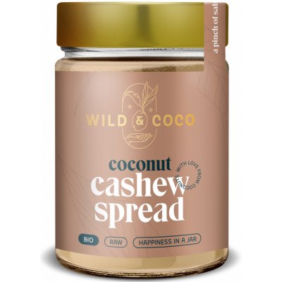 Wild&Coco BIO Kokosová pomazánka kešu 300 g – Zboží Dáma