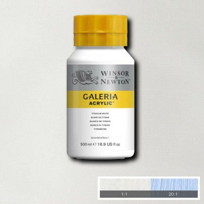 Winsor&Newton Galeria akrylová barva 250 ml 644 titanium white – Sleviste.cz