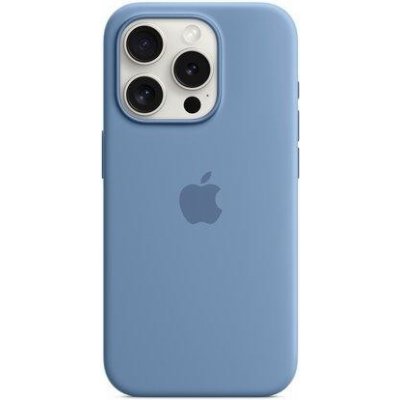 Apple Silikonový Kryt vč. Magsafe pro iPhone 15 Pro Winter Blue MT1L3FE/A – Zboží Živě