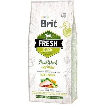 Brit Fresh Duck with Millet Active Run & Work 12kg