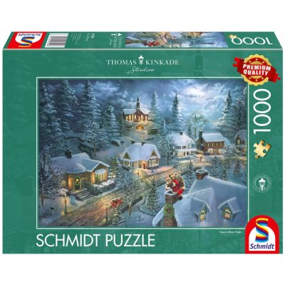 Schmidt Thomas Kinkade Santova tichá noc 1000 dílků – Zboží Dáma