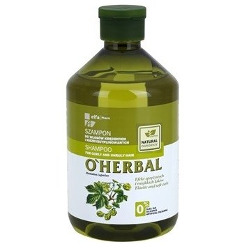 O'Herbal Humulus Lupulus šampon pro nepoddajné a krepatějící se vlasy Elastic and Soft Curls 500 ml