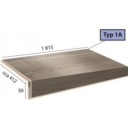 BRASED Longline Step 1A 1086 Dub kouřový šedý