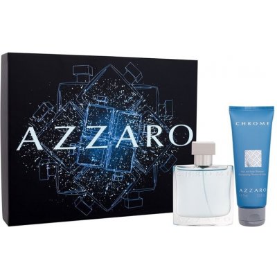 Azzaro Chrome dárková kazeta pro muže EDT 50 ml + sprchový gel 75 ml – Zboží Mobilmania