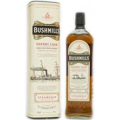 Bushmills Steamship Collection Sherry Cask Reserve 40% 1 l (tuba) – Hledejceny.cz