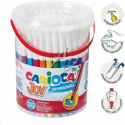 Carioca Joy 100ks 43176 Mix barev – Zbozi.Blesk.cz