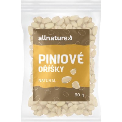 Allnature Piniové oříšky semínka natural 50 g – Sleviste.cz