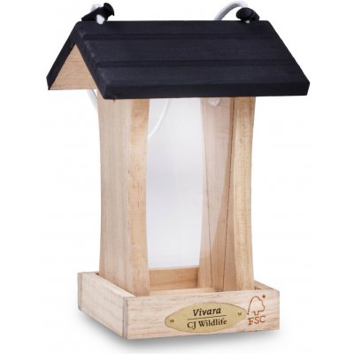 CJ Wildlife Krmítko pro ptáky Cleveland 16 x 15,2 x 23,2 cm dřevo – Zboží Dáma