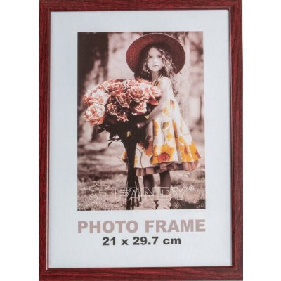 FANDY Dřevěný rámeček Style 21x29,7 5 červený – Sleviste.cz