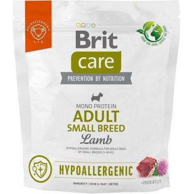 Brit Care Dog Hypoallergenic Adult Small Breed Lamb 1 kg – Zboží Mobilmania