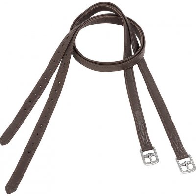 USG Třmenové řemeny kožené hnědé 140 cm – Zboží Mobilmania