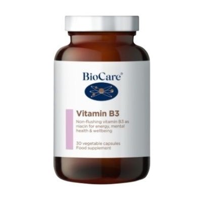 BioCare Vitamin B3 niacin nikotinamid 100 mg 30 kapslí – Hledejceny.cz