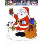 WIDMANN Vánoční dekorace na okno Santa Claus 30cm E – Hledejceny.cz