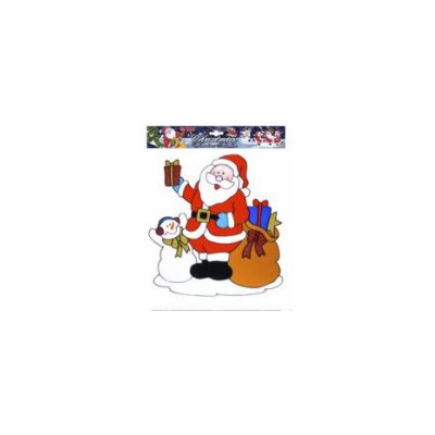 WIDMANN Vánoční dekorace na okno Santa Claus 30cm E – Hledejceny.cz