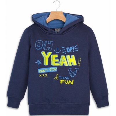 LOSAN OH YEAH Chlapecká mikina s kapucí modrá – Zboží Dáma