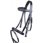 HKM Uzdečka kožená černá – Zboží Mobilmania