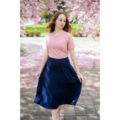 Mušelínová sukně Esmé navy – Sleviste.cz