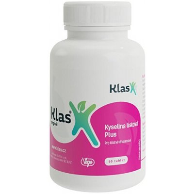 Klas Kyselina listová 60 tablet – Hledejceny.cz