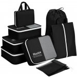 KUFRYPLUS Cestovní organizéry SN1491 černá, 10 ks – Zboží Dáma