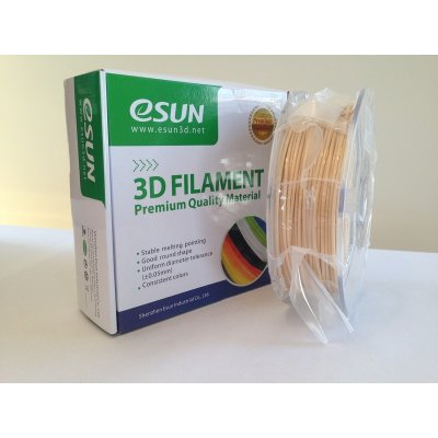 Esun 3d WOOD, 3mm, natural - přírodní hnědá, 0,5kg/role – Zboží Mobilmania